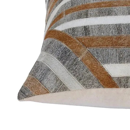 Wayne 07329BWE Brown/Beige Pillow