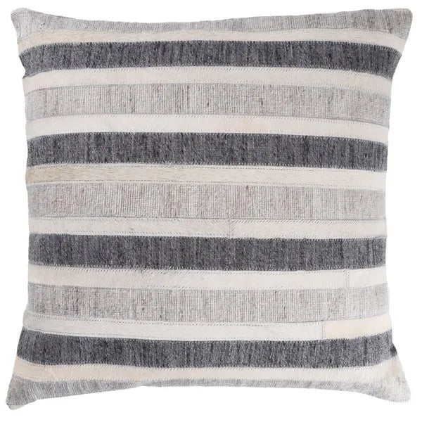 Wayne 07331CBI Charcoal/Beige Pillow - Rug & Home