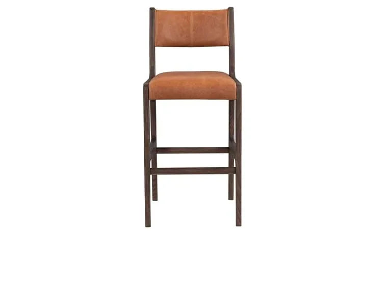 Wayne Leather 26" Counter Stool - Rug & Home