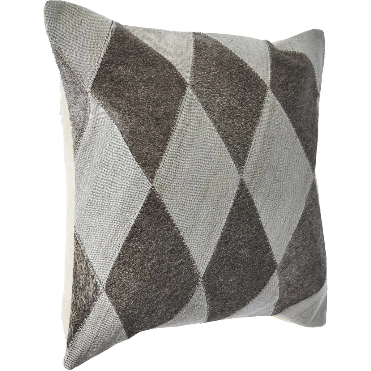 Wayne Lr07485 Silver/Brown Pillow