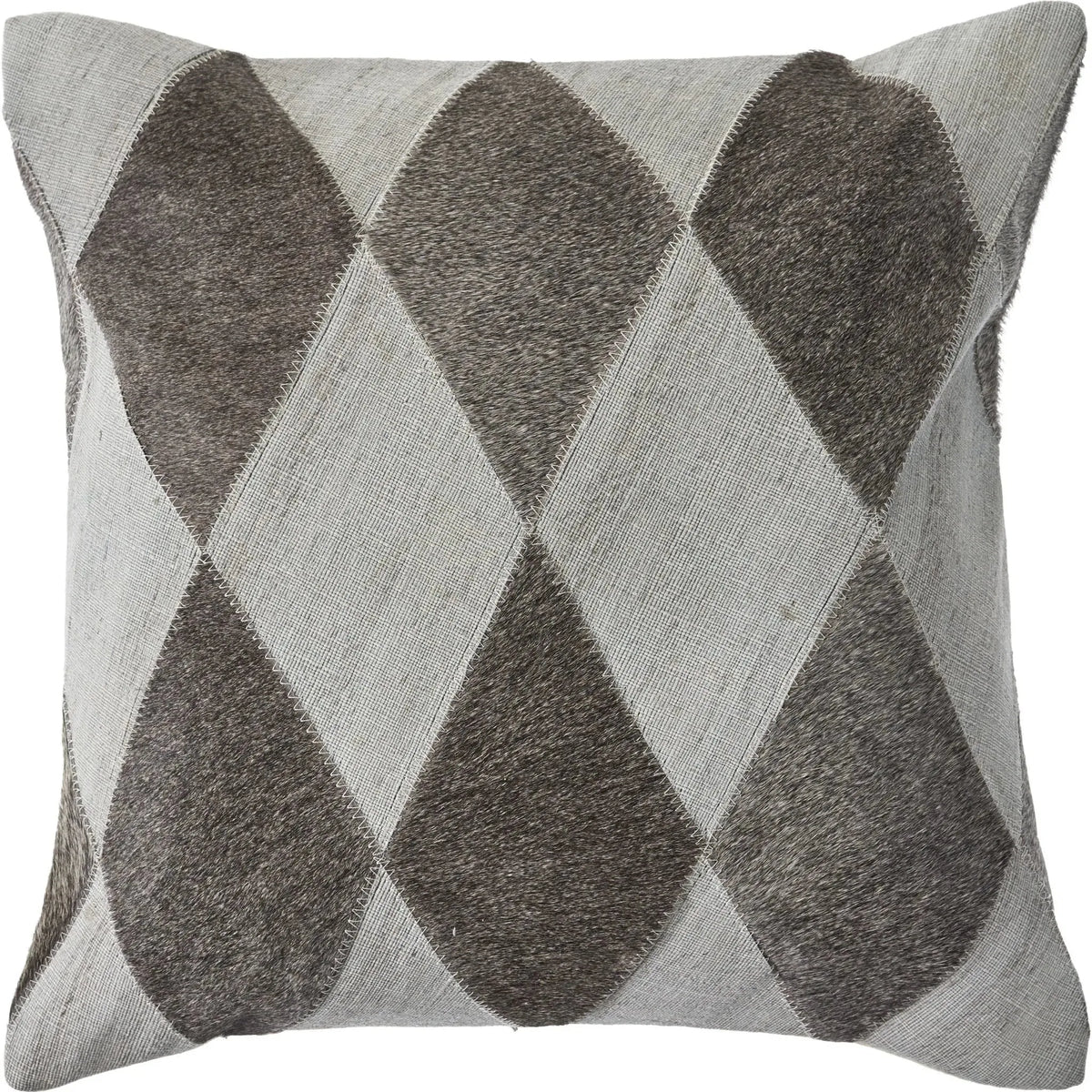 Wayne Lr07485 Silver/Brown Pillow