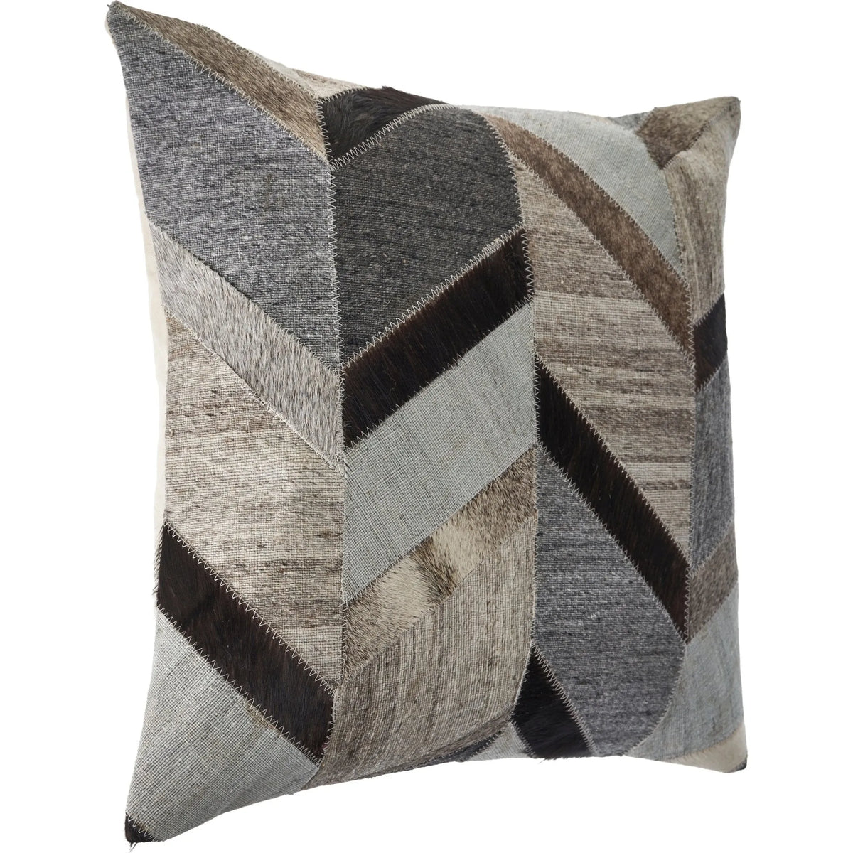 Wayne Lr07487 Gray/Brown Pillow - Rug & Home