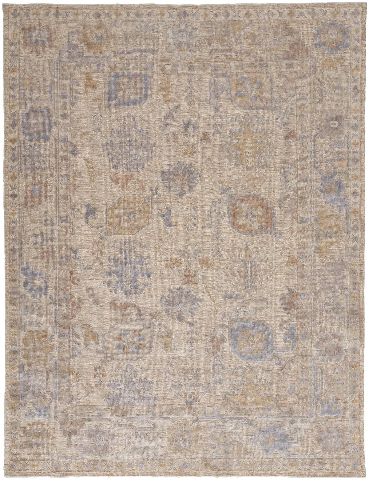 Wendover 6862F Tan/Blue Rug - Rug & Home