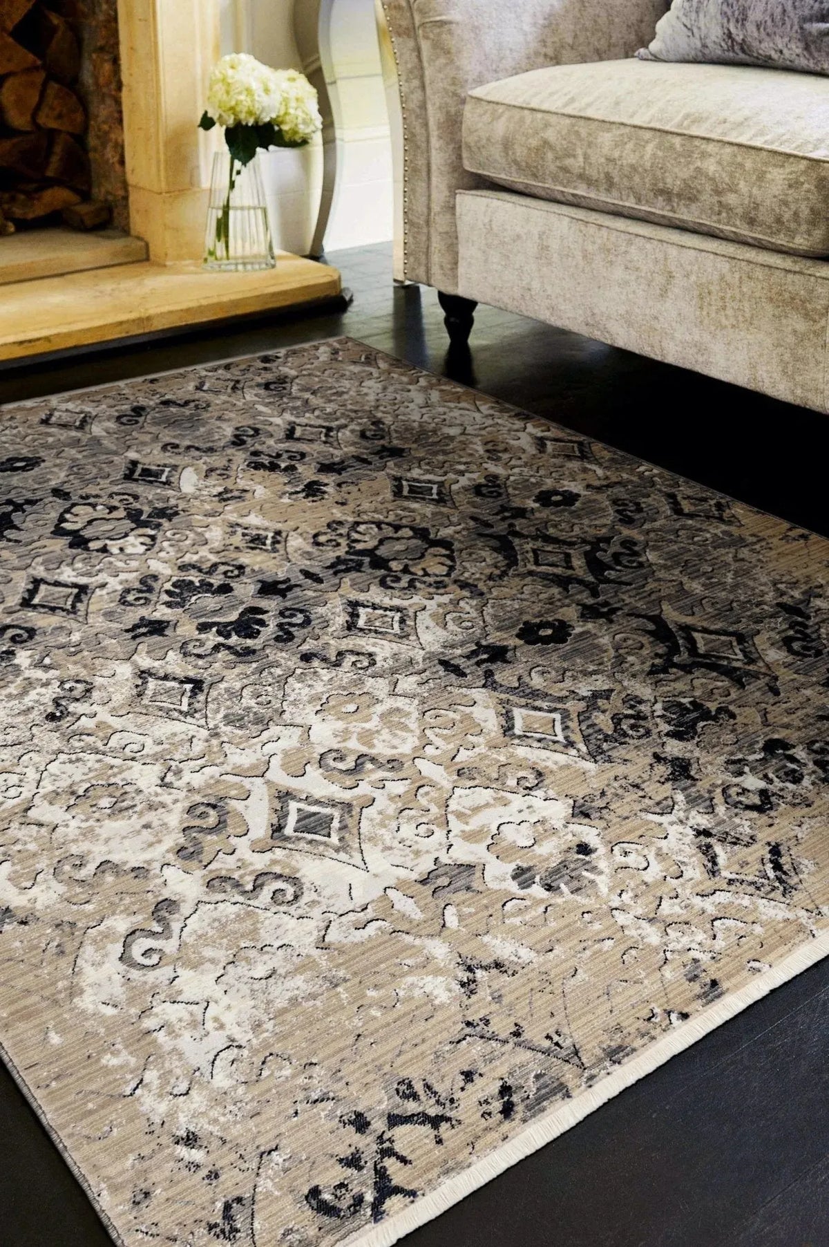 Westerly 7653 Illusions Ivory/Beige Rug