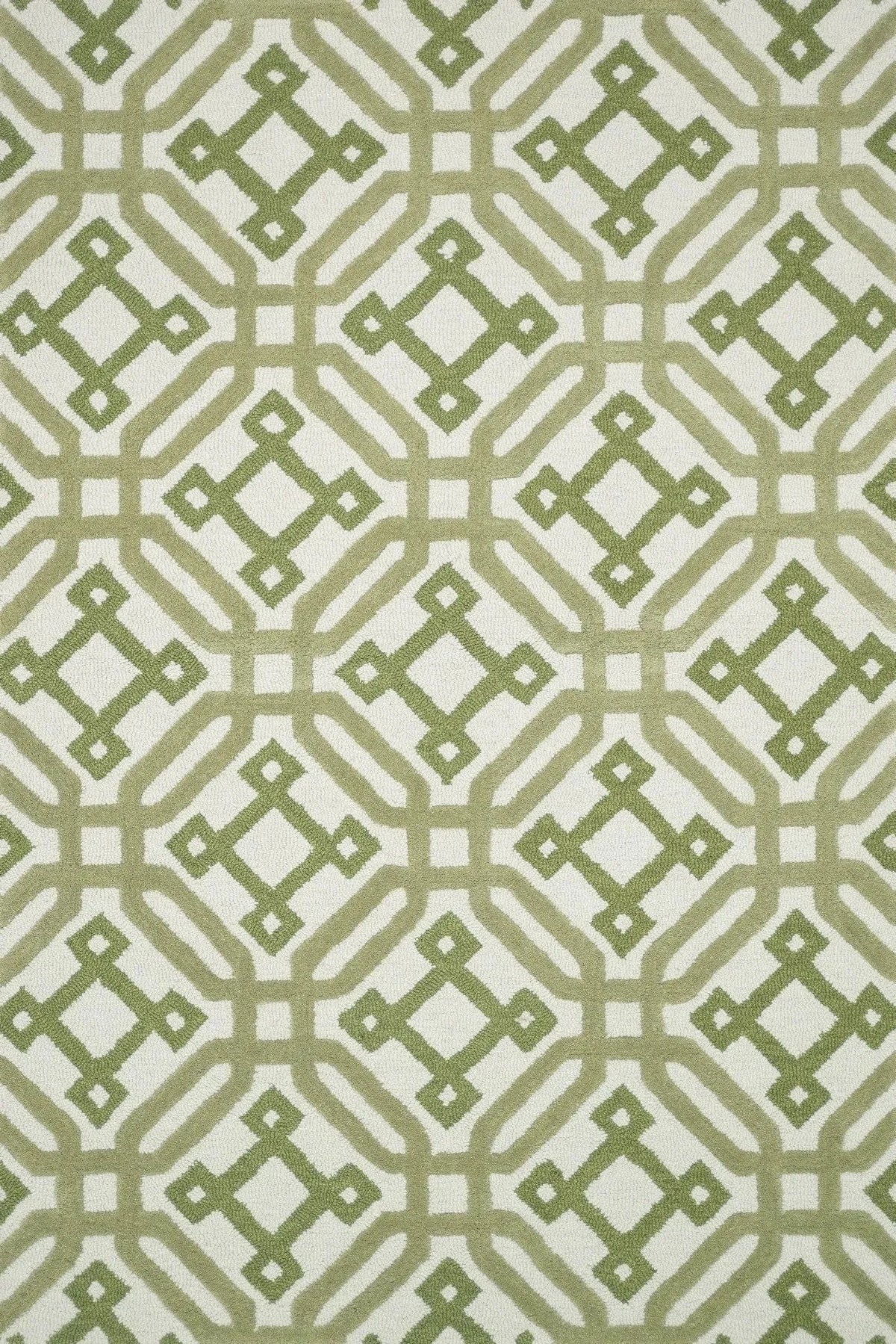 Weston HWS 06 Ivory / Green Rug