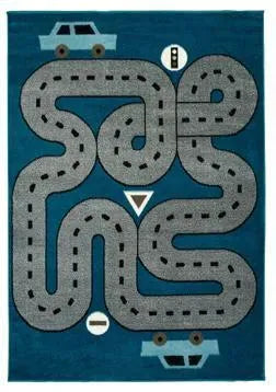 Whimsical LR81267 S.Blue L.Blue Rug