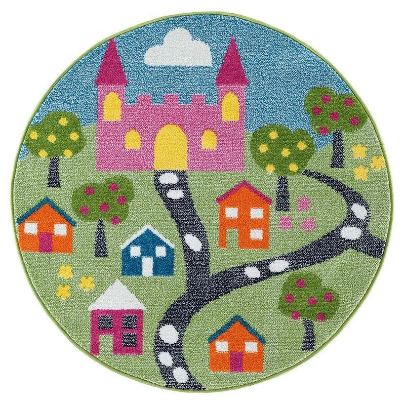 Whimsical LR81281 Green Blue Rug - Rug & Home