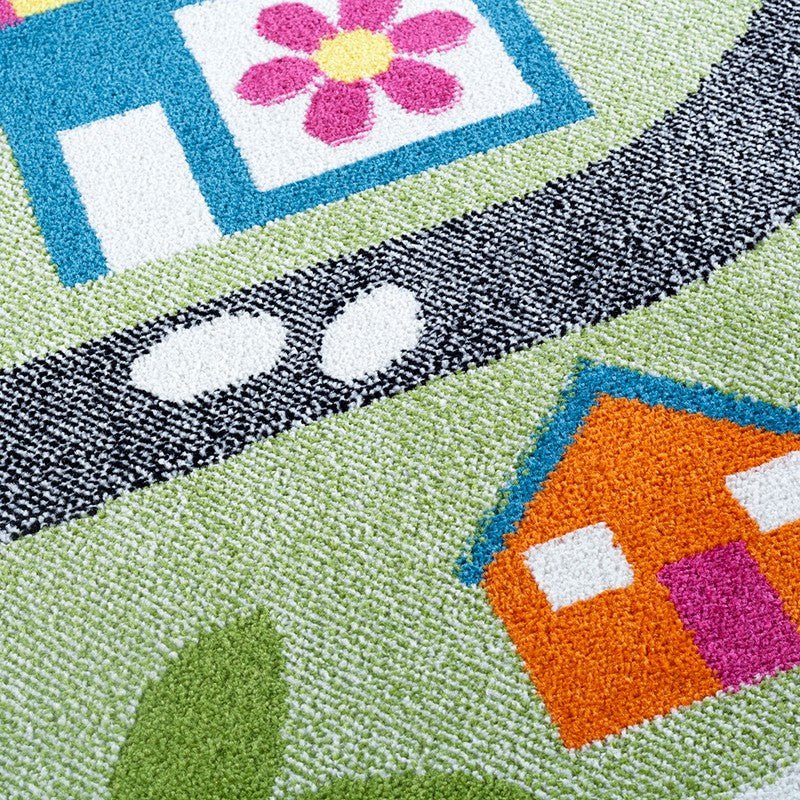 Whimsical LR81281 Green Blue Rug - Rug & Home