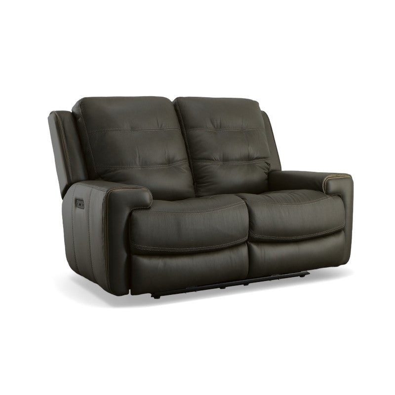 Wicklow Power Reclining Loveseat with Power Headrests - Rug & Home