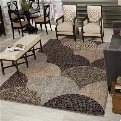 Wild Weave 1650 Oystershell Seal Black Rug - Rug & Home