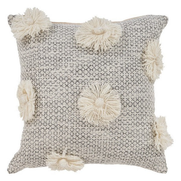 Willow 07341GYN Grey/Natural Pillow - Rug & Home
