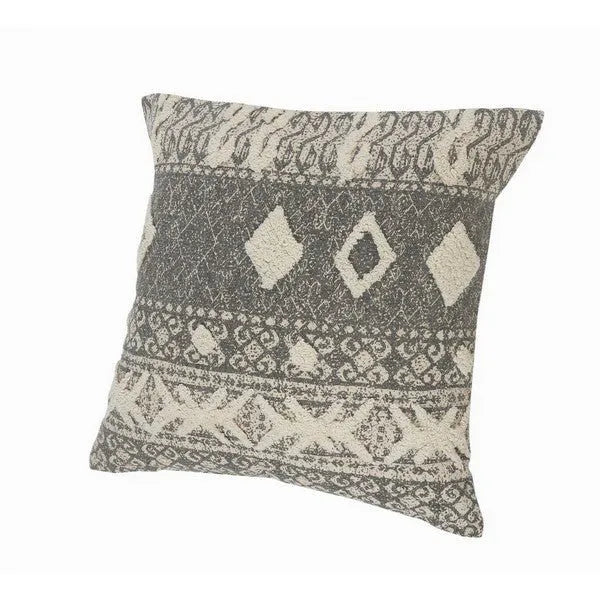 Willow 07571NGY Natural/Grey Pillow - Rug & Home