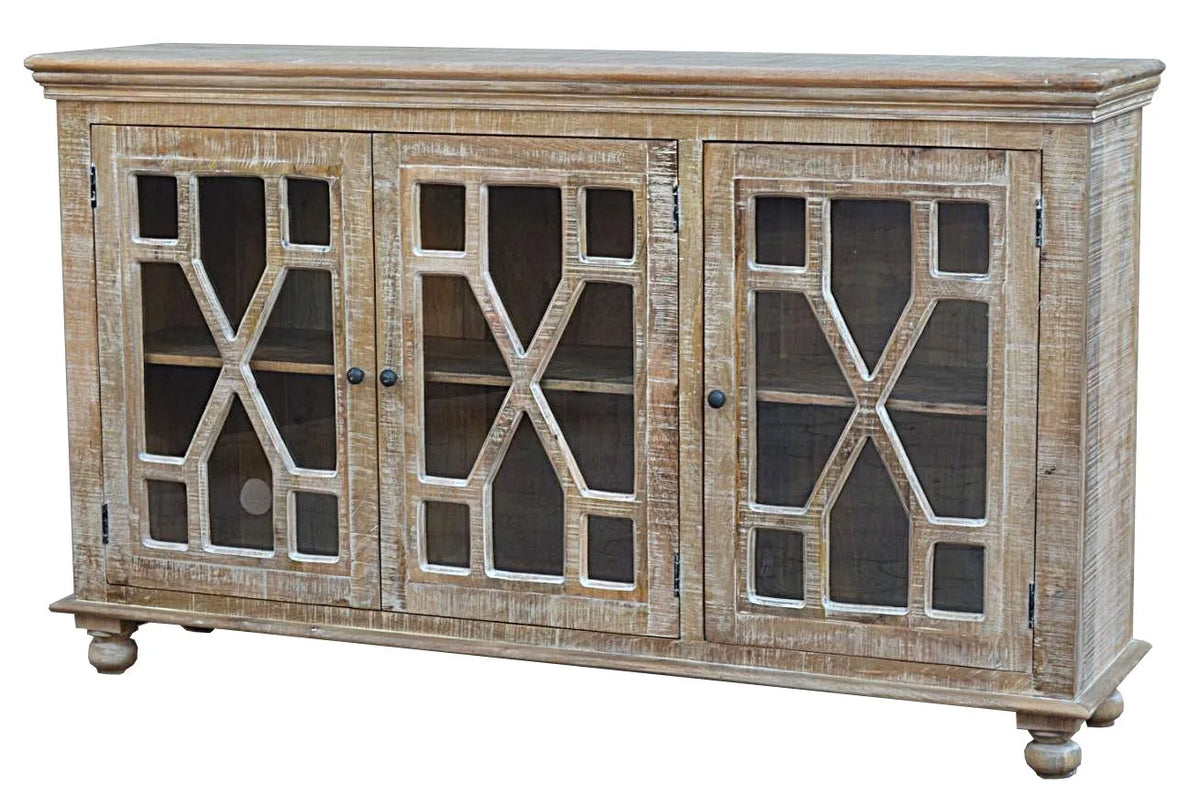 Wire Brushed Natural Sideboard - Rug & Home