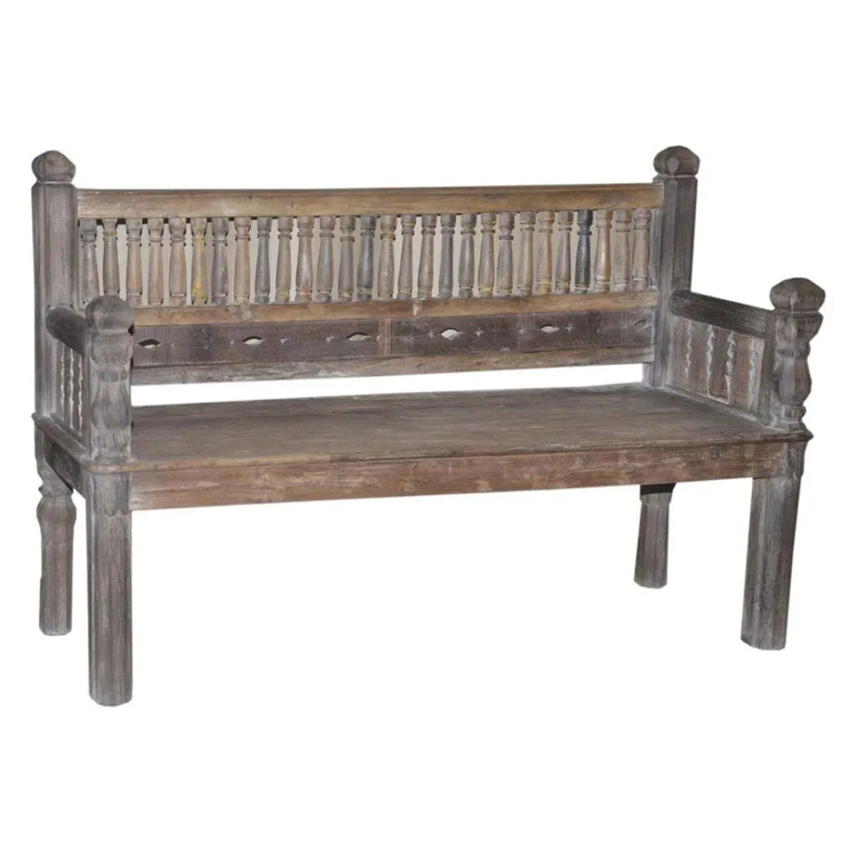 Wood Bench SFK - Rug & Home