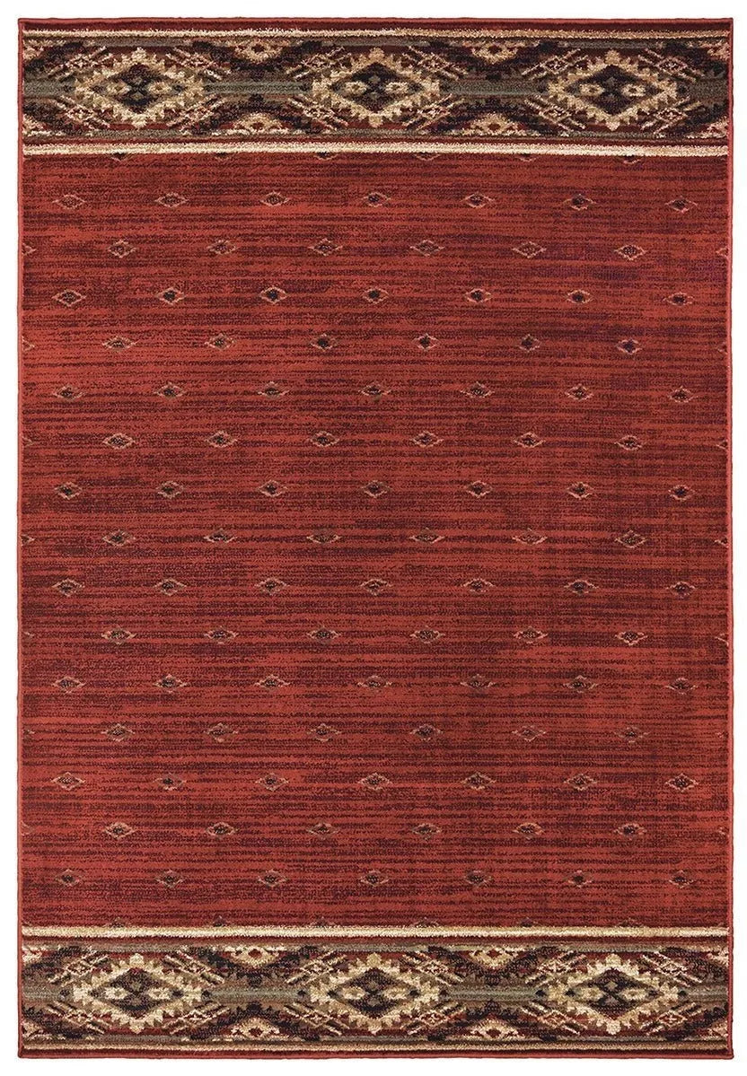 Woodlands 9652C Red Gold Rug - Rug & Home