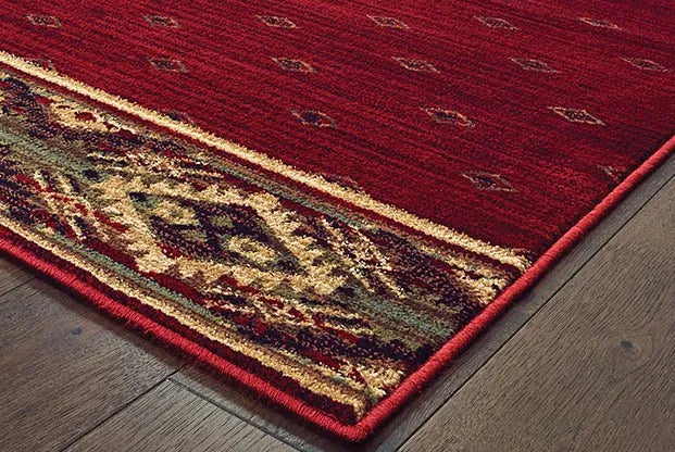 Woodlands 9652C Red Gold Rug - Rug & Home