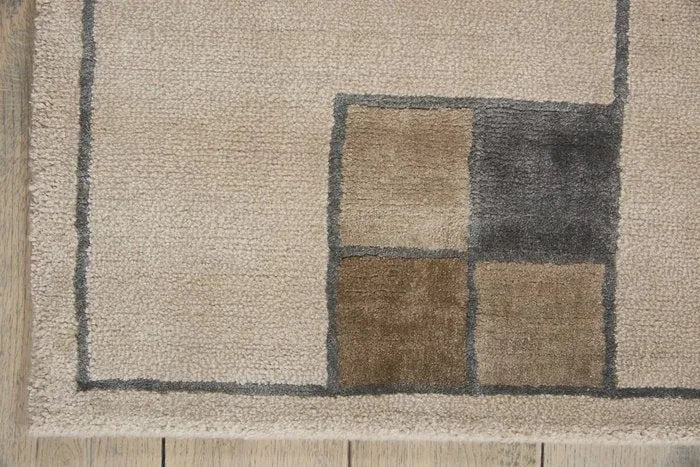 Wool & Silk CGS04 Ecru Rug - Rug & Home