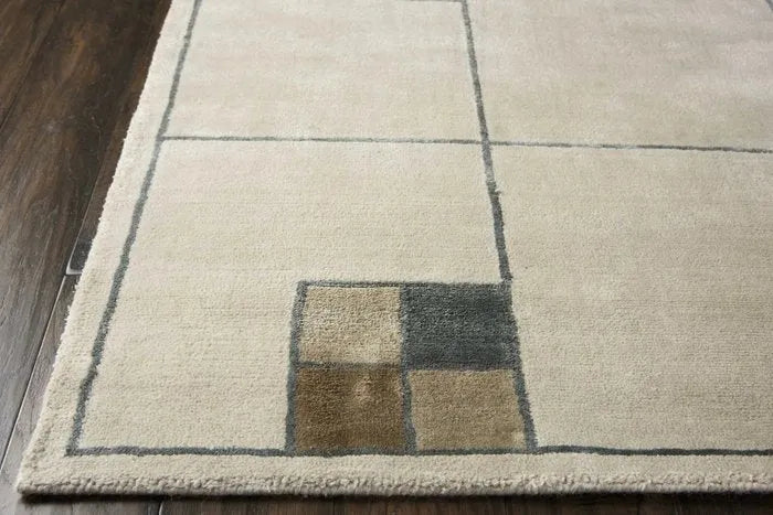 Wool & Silk CGS04 Ecru Rug - Rug & Home