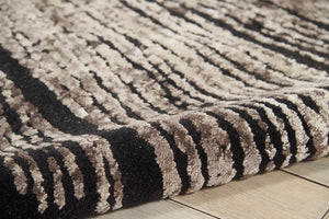 Wool & Silk CGS21 Noir Rug - Rug & Home
