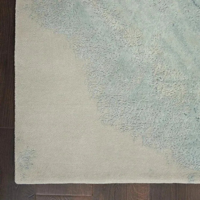Wool & Silk CGS30 Beige/Seafoam Rug - Rug & Home- Rectangle 6' x 9 ...