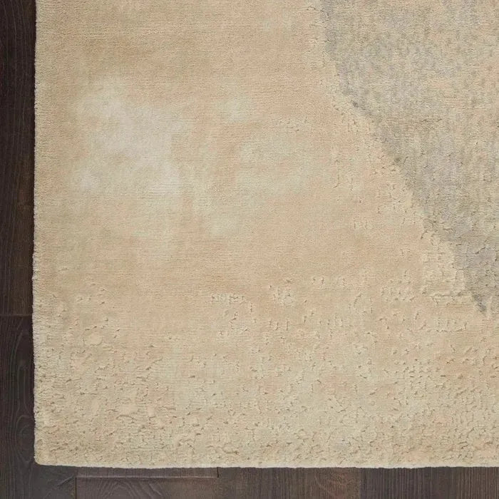 Wool & Silk CGS33 Ivory/Grey Rug