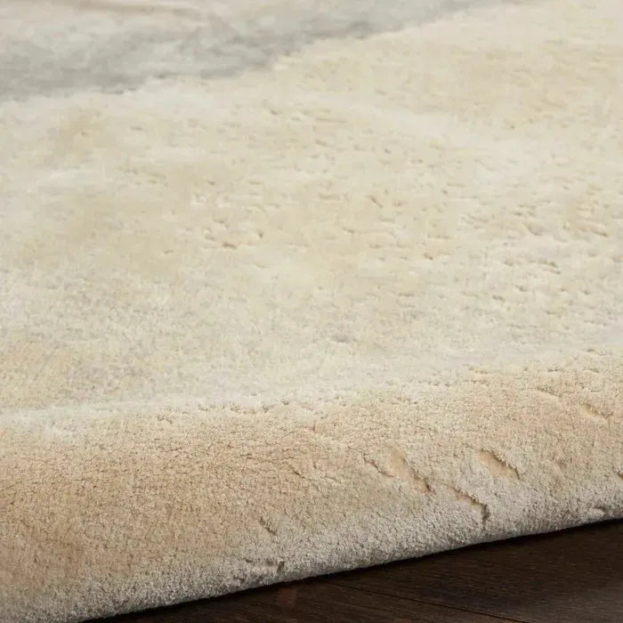 Wool & Silk CGS33 Ivory/Grey Rug