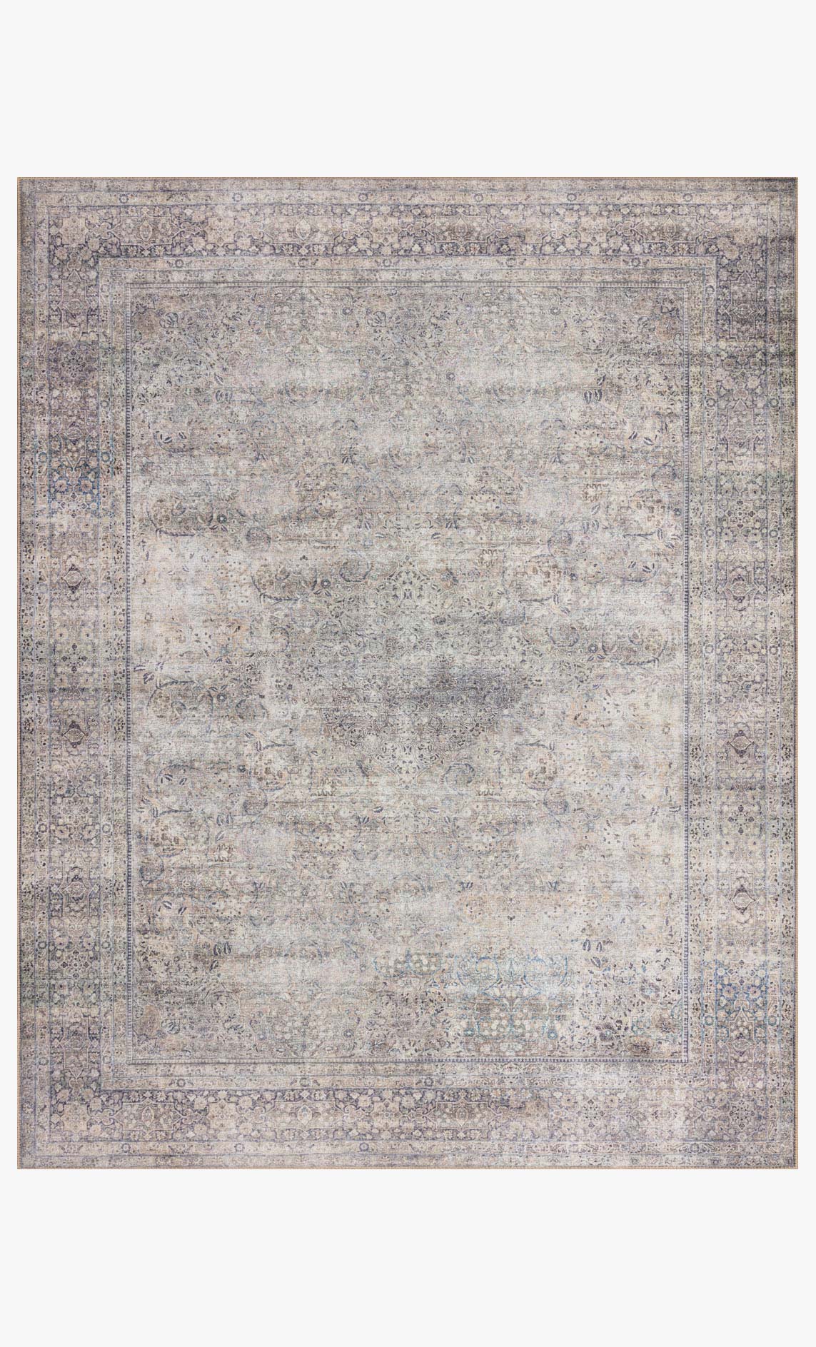 Wynter Wyn-03 Silver/Charcoal Rug - Rug & Home