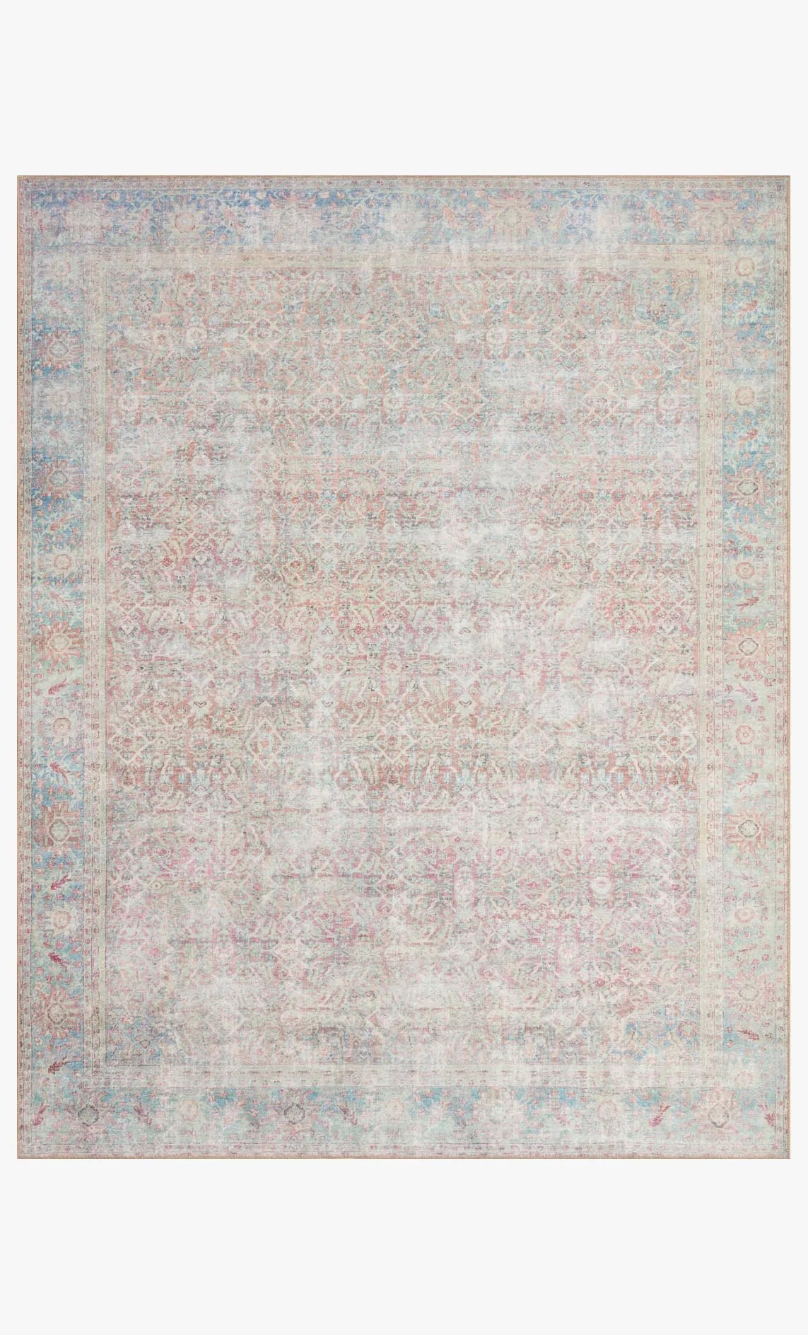 Wynter Wyn-04 Red/Teal Rug - Rug & Home