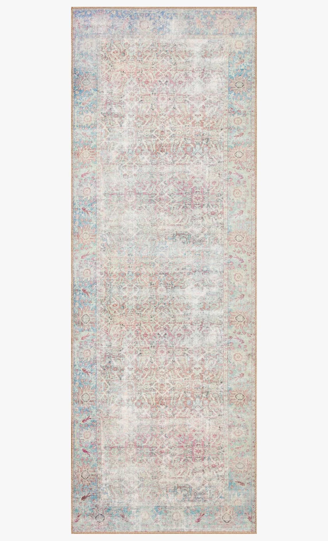 Wynter Wyn-04 Red/Teal Rug - Rug & Home