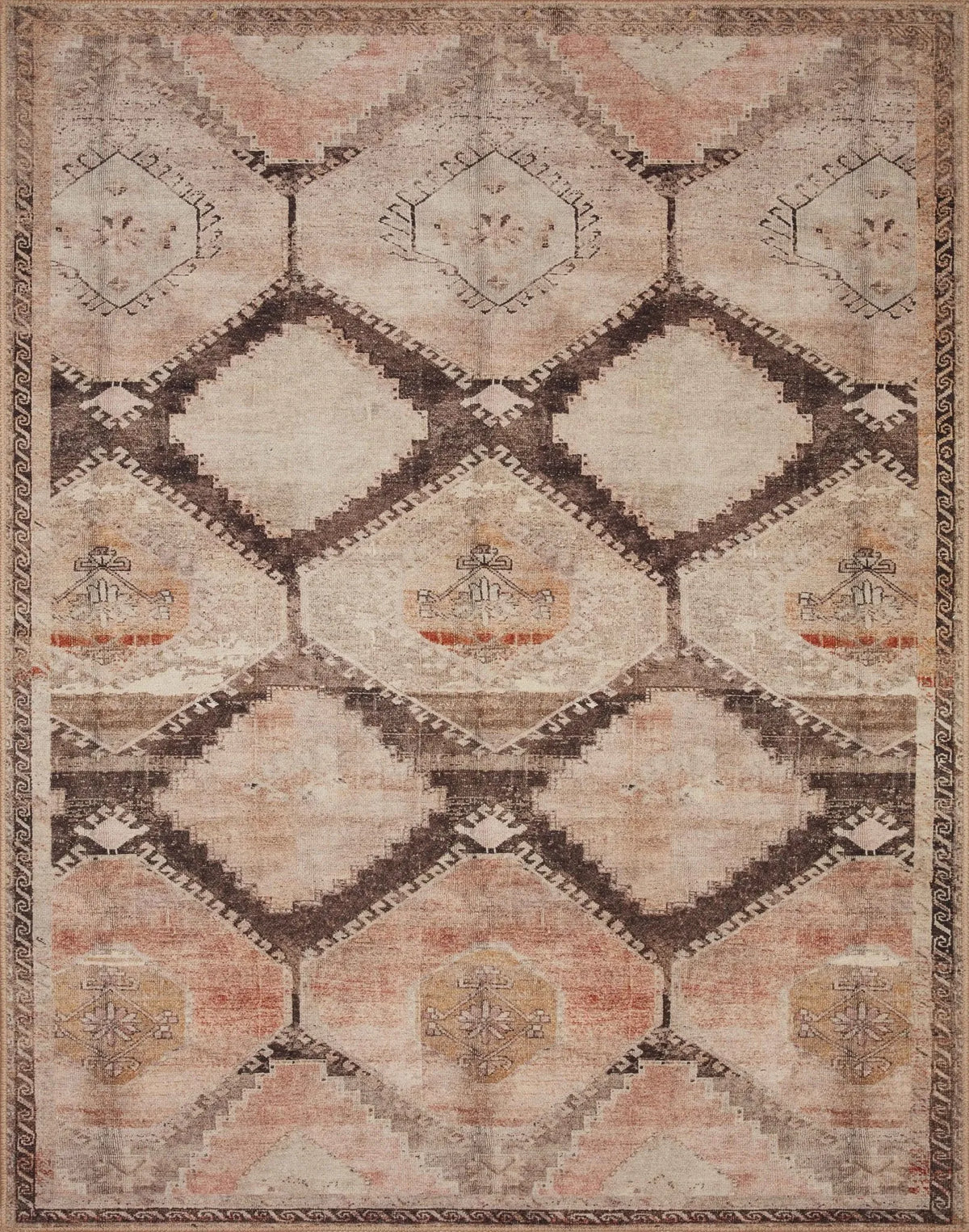 Wynter Wyn-08 Graphite/Blush Rug - Rug & Home