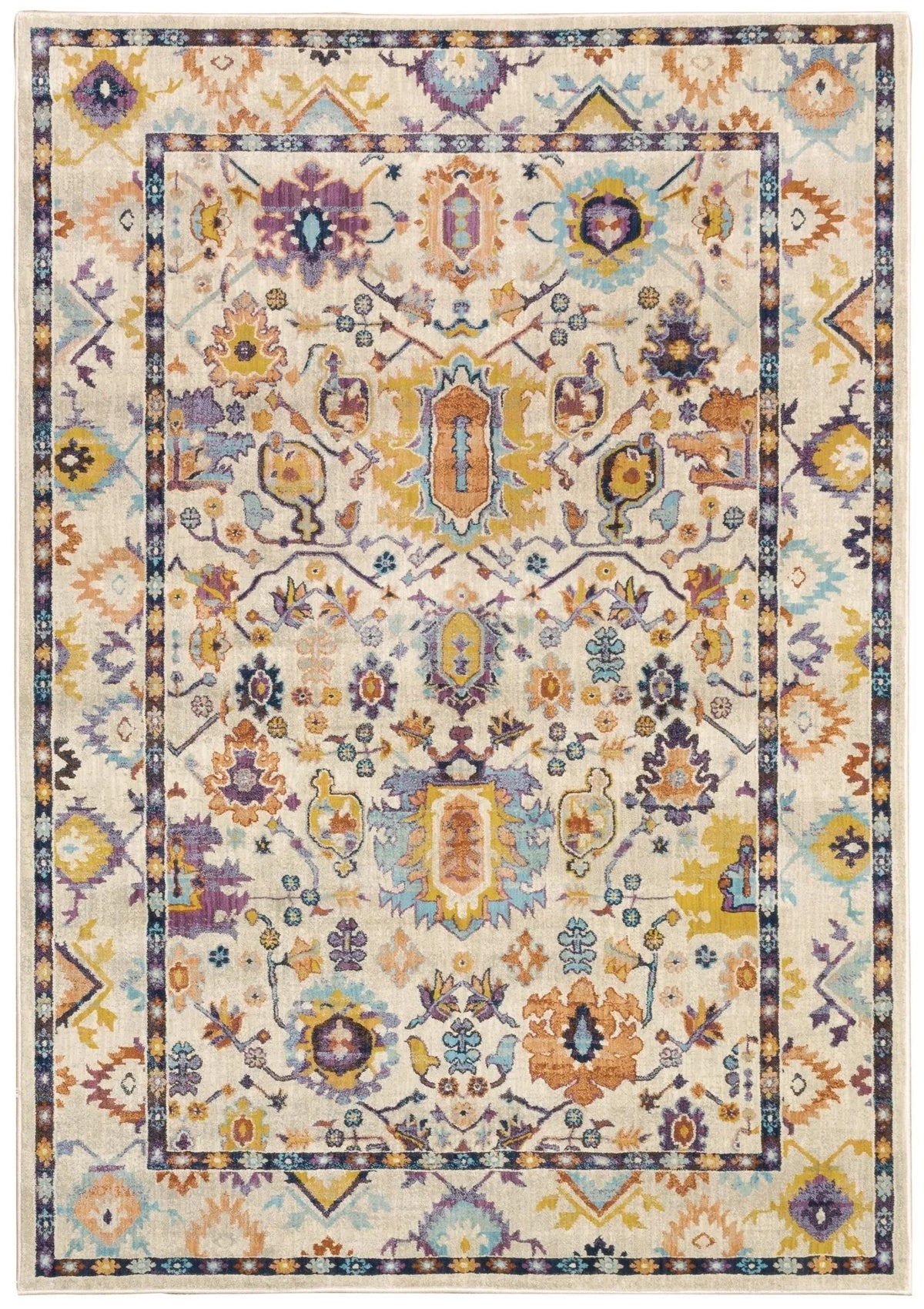 Xanadu 5502U Beige/Multi Rug - Rug & Home