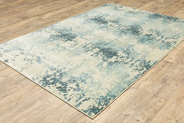 Xanadu 8020H Ivory/Blue Rug - Rug & Home