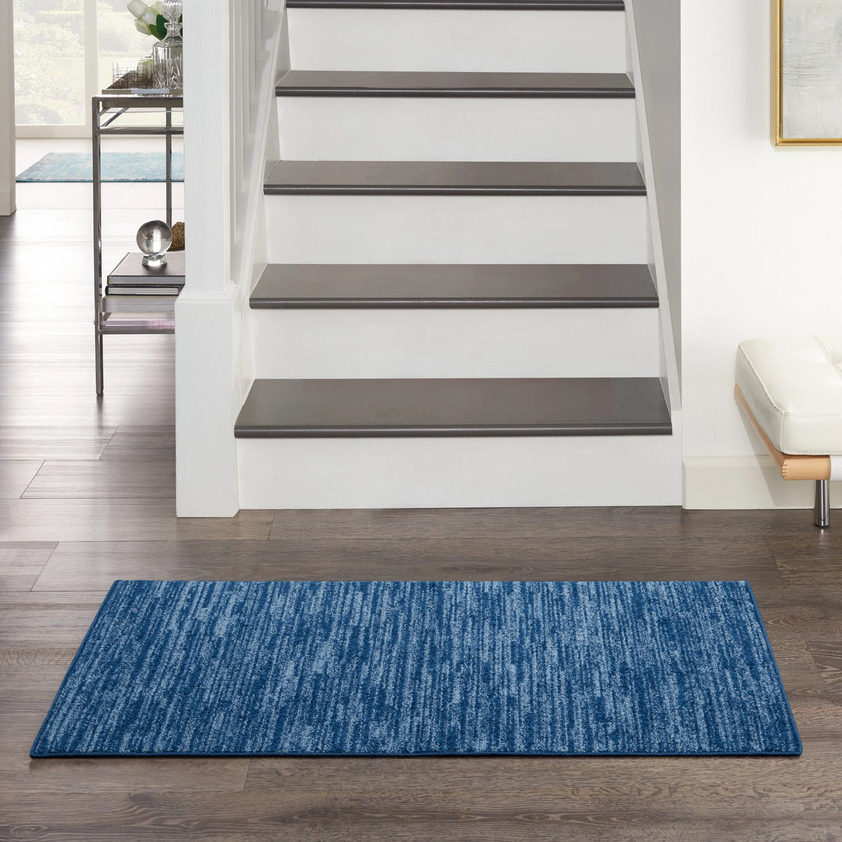 Nourison Essentials NRE01 Navy Blue Rug