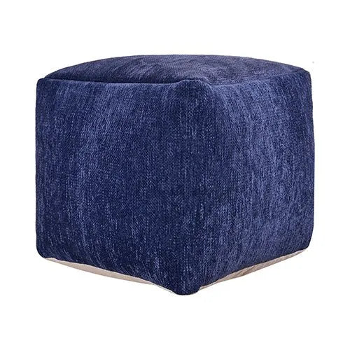 Yakar 34133NAV Navy Pouf - Rug & Home