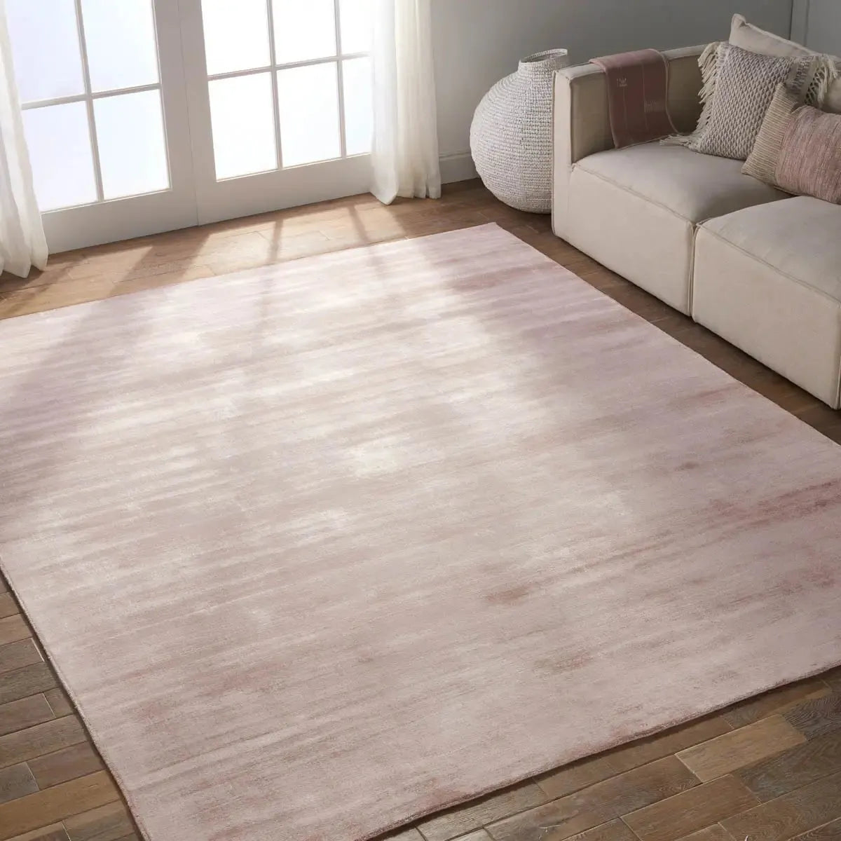 Yasmin YAS15 Pink Rug - Rug & Home