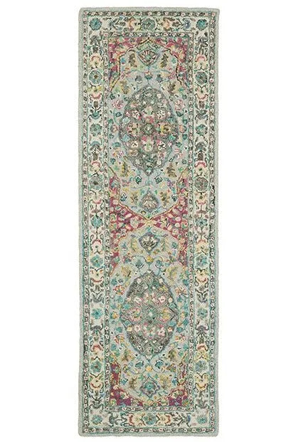 Zahra 75504 Grey Pink Rug - Rug & Home