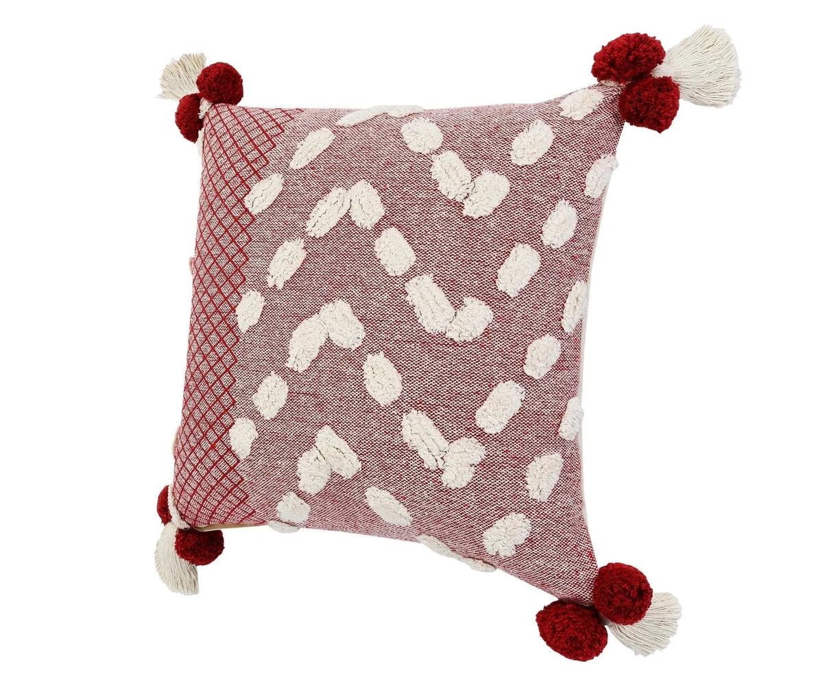 Zeal Lr07705 Heute Red/Cream Pillow