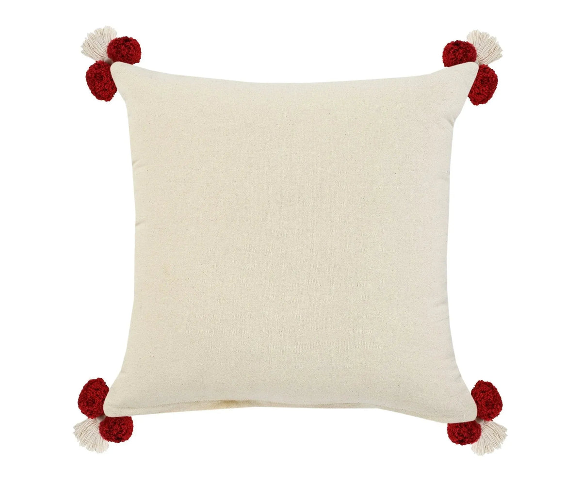 Zeal Lr07705 Heute Red/Cream Pillow