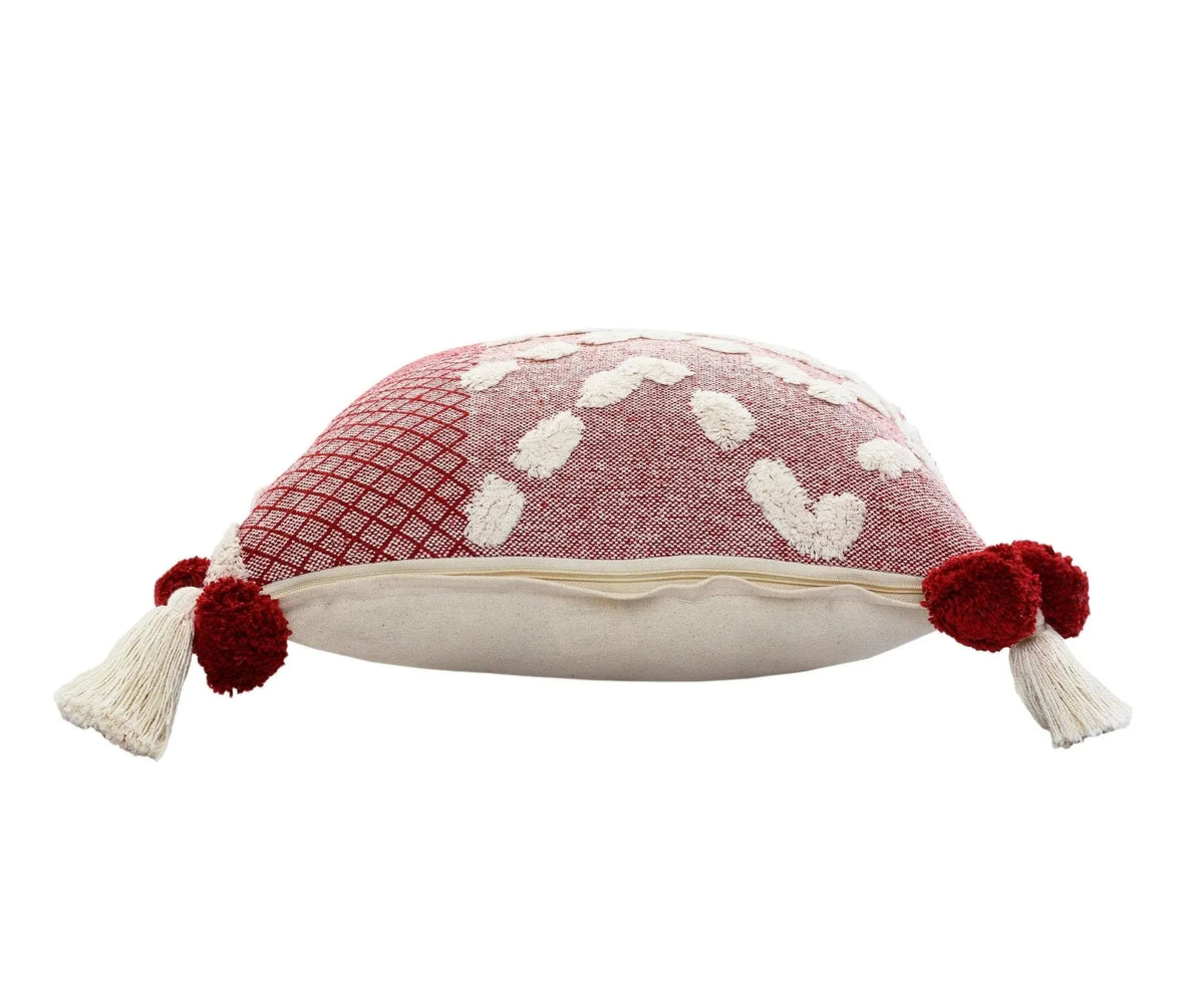 Zeal Lr07705 Heute Red/Cream Pillow