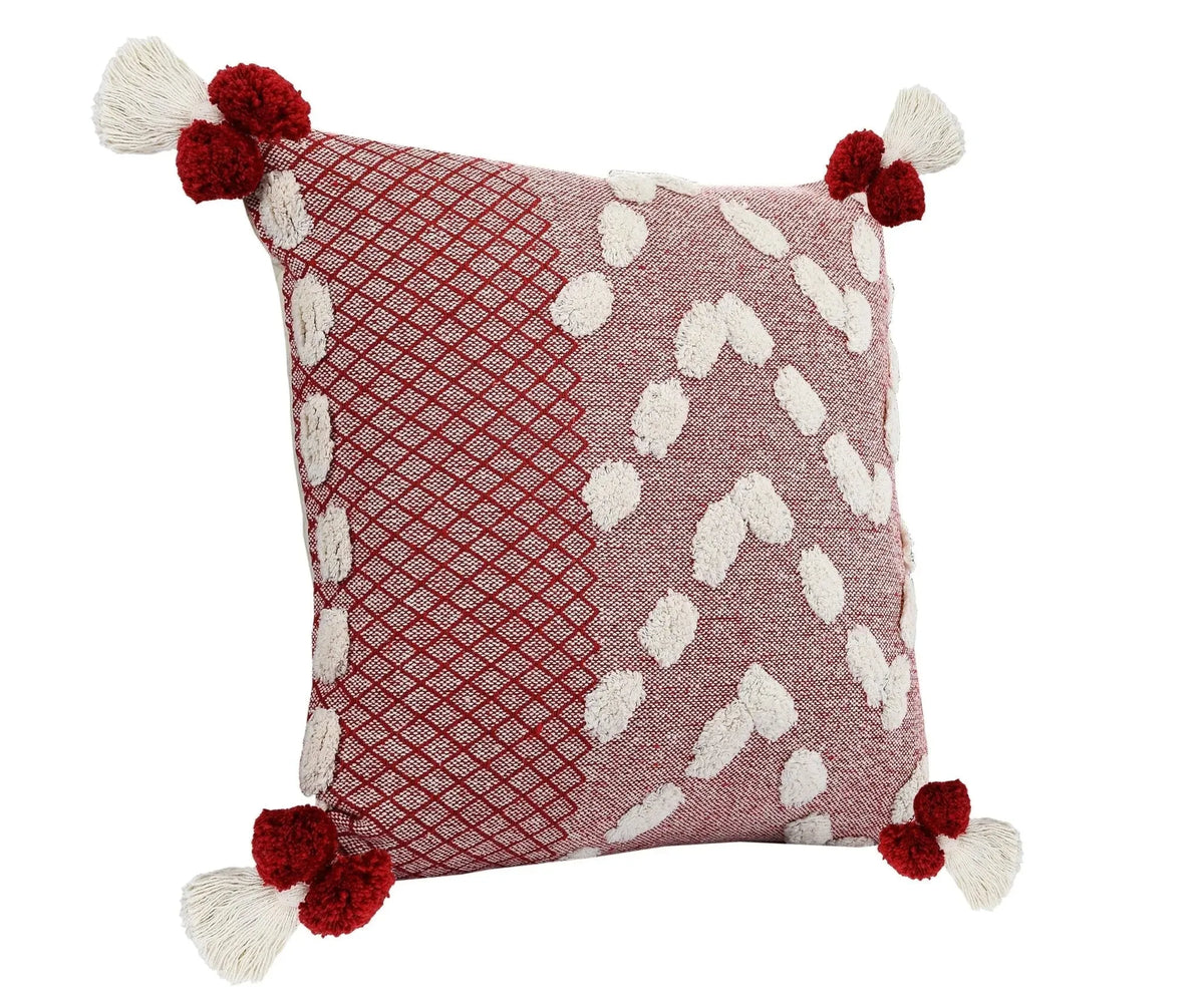 Zeal Lr07705 Heute Red/Cream Pillow