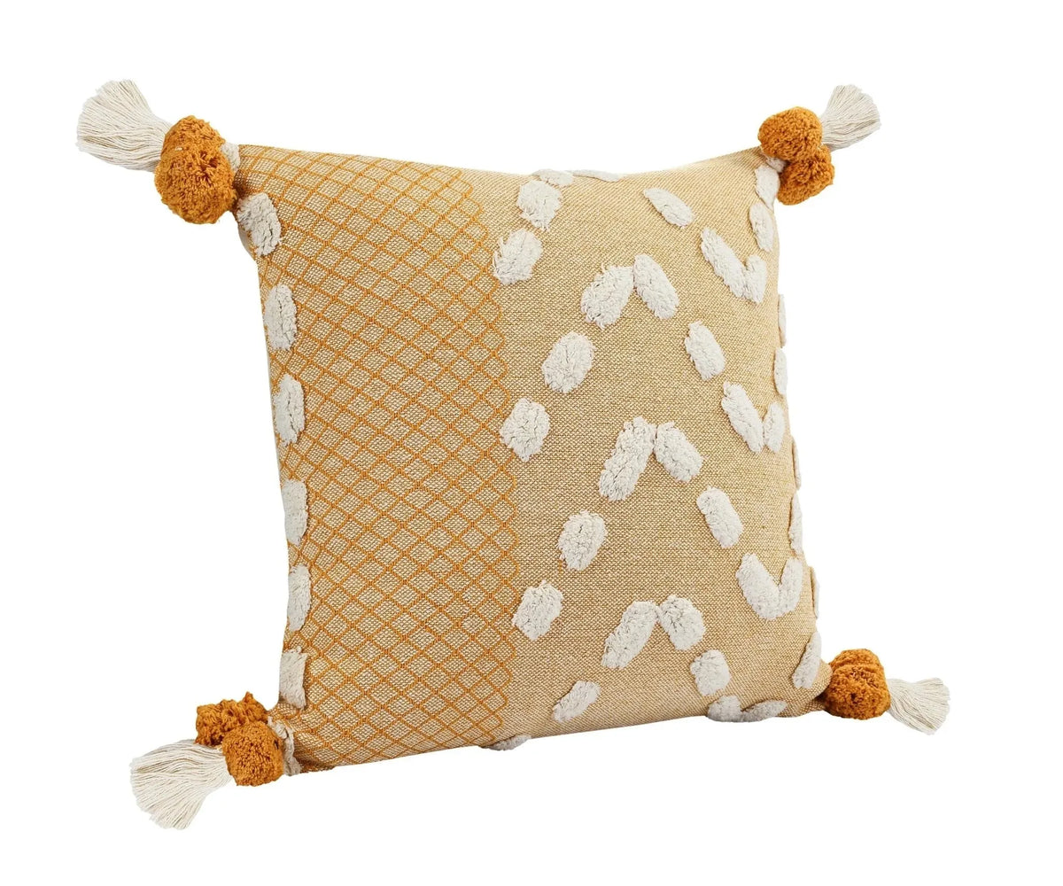 Zeal Lr07706 Golden Glow/Cream Pillow