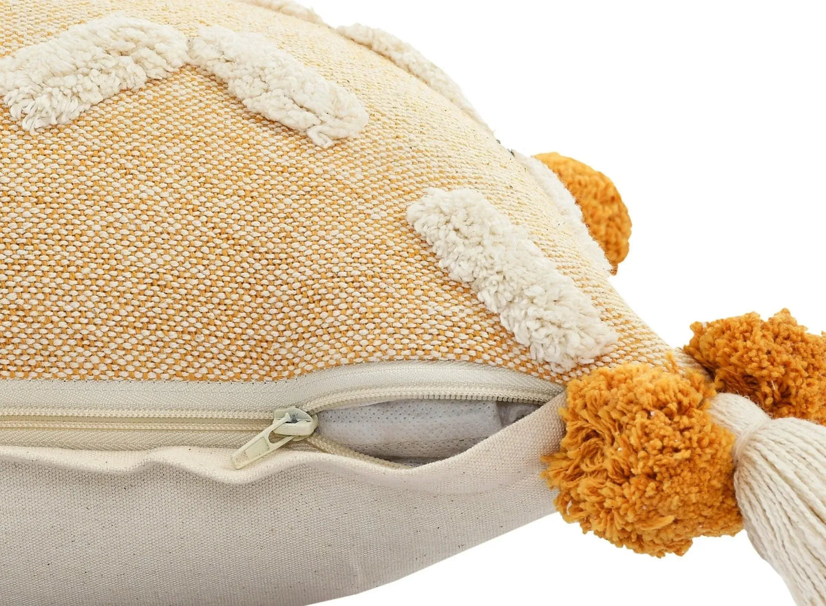 Zeal Lr07706 Golden Glow/Cream Pillow