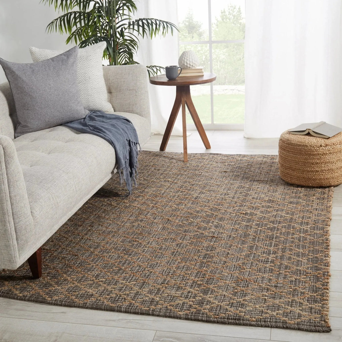 Zealand Zln01 Cecil Gray/Beige Rug