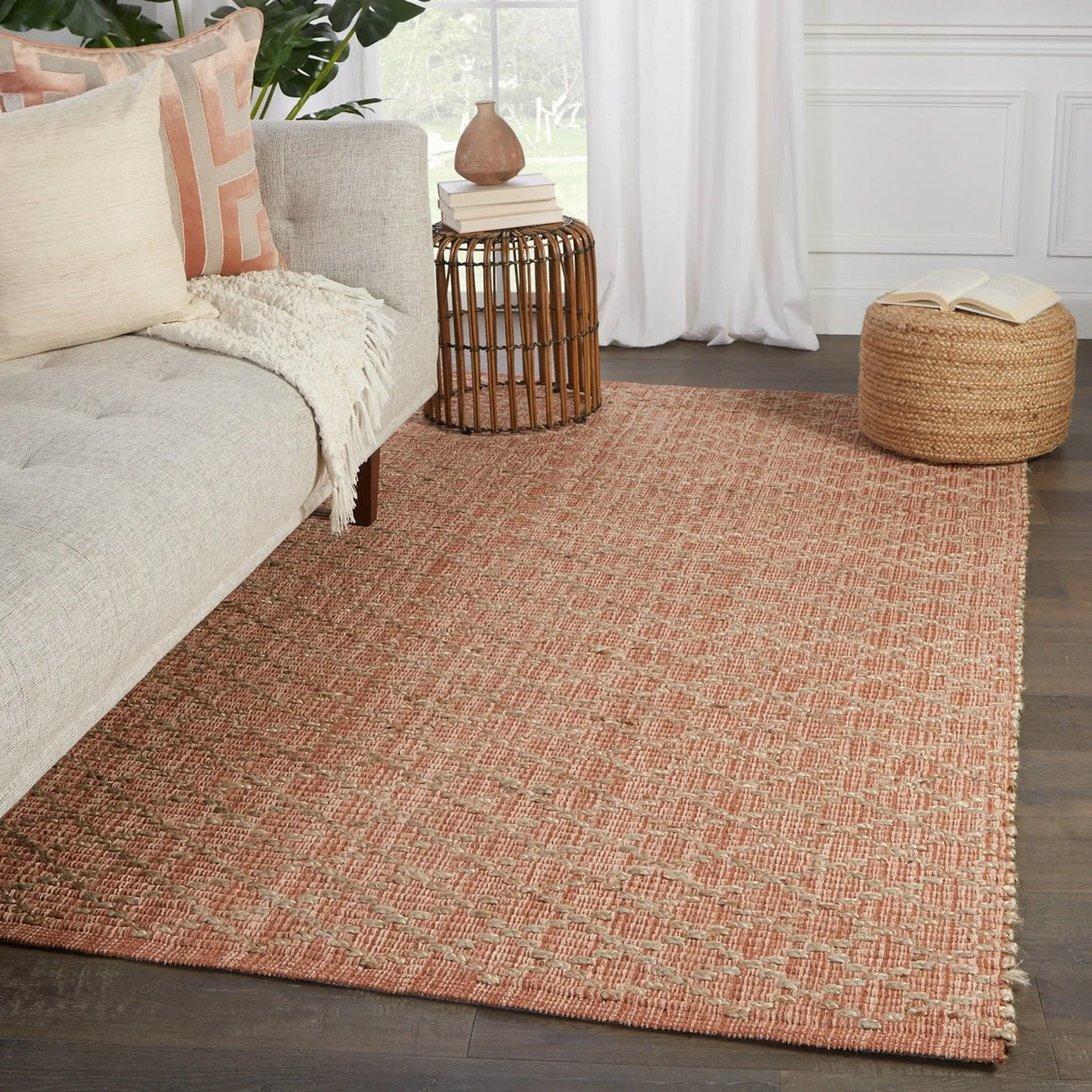 Zealand Zln03 Cecil Pink/Beige Rug - Rug & Home