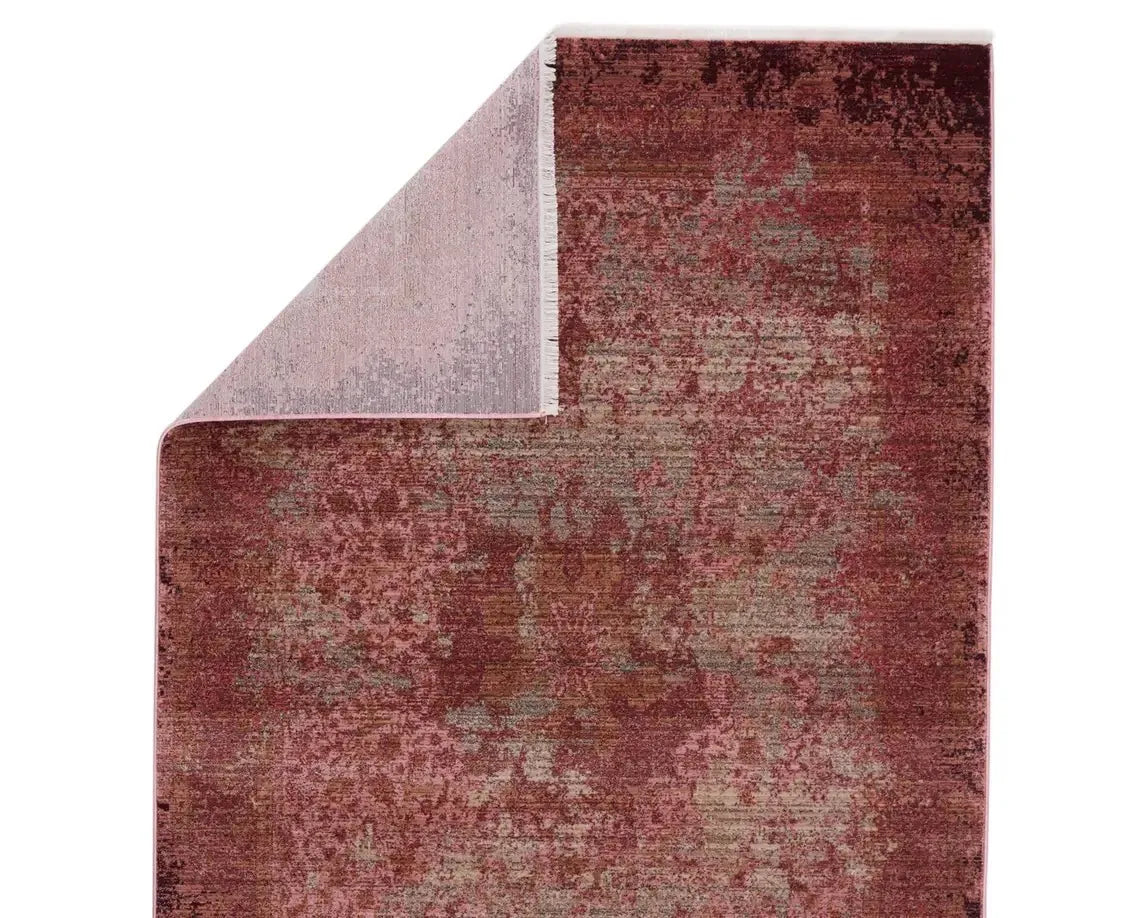 Zefira ZFA03 Pink/Gold Rug - Rug & Home