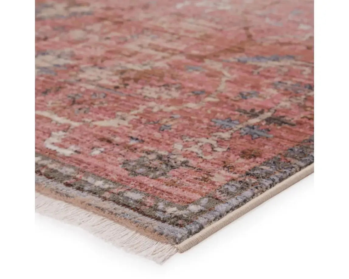 Zefira ZFA07 Pink/Grey Rug - Rug & Home