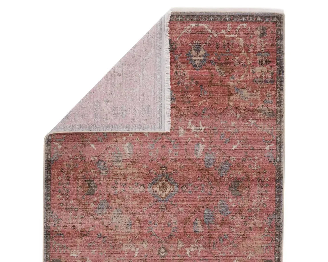 Zefira ZFA07 Pink/Grey Rug - Rug & Home