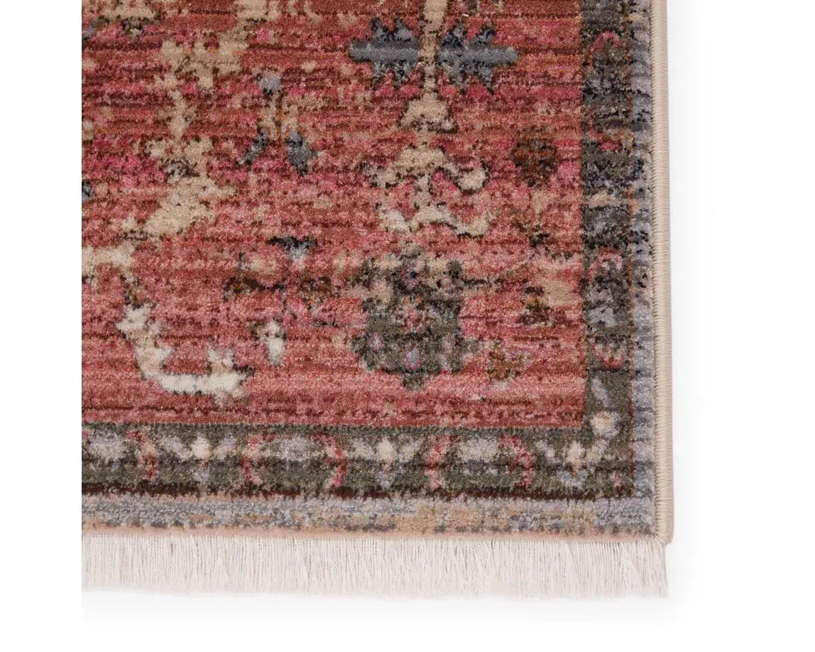 Zefira ZFA07 Pink/Grey Rug - Rug & Home