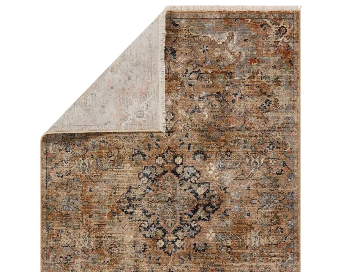 Zefira ZFA08 Beige/Tan Rug - Rug & Home