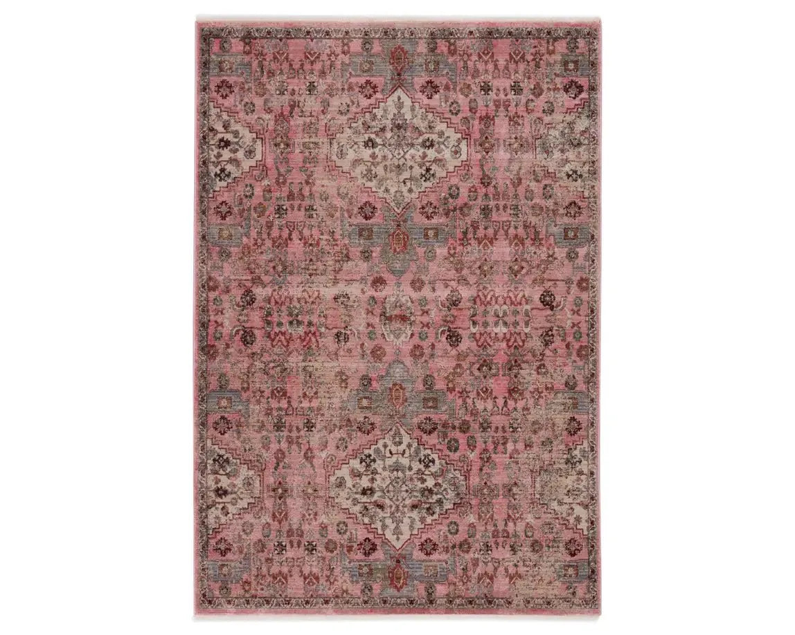 Zefira ZFA10 Pink Rug - Rug & Home